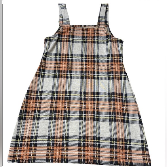 Free People Taylor Plaid Mini Dress - Size M - Picture 5 of 5